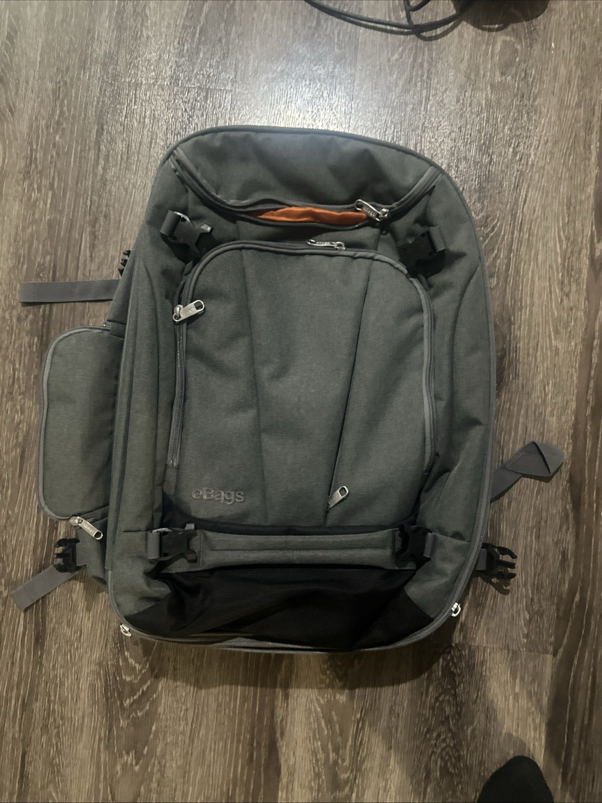 eBags (Samsonite) Motherlode TLS Laptop Travel Backpack Gray Excellent Condition