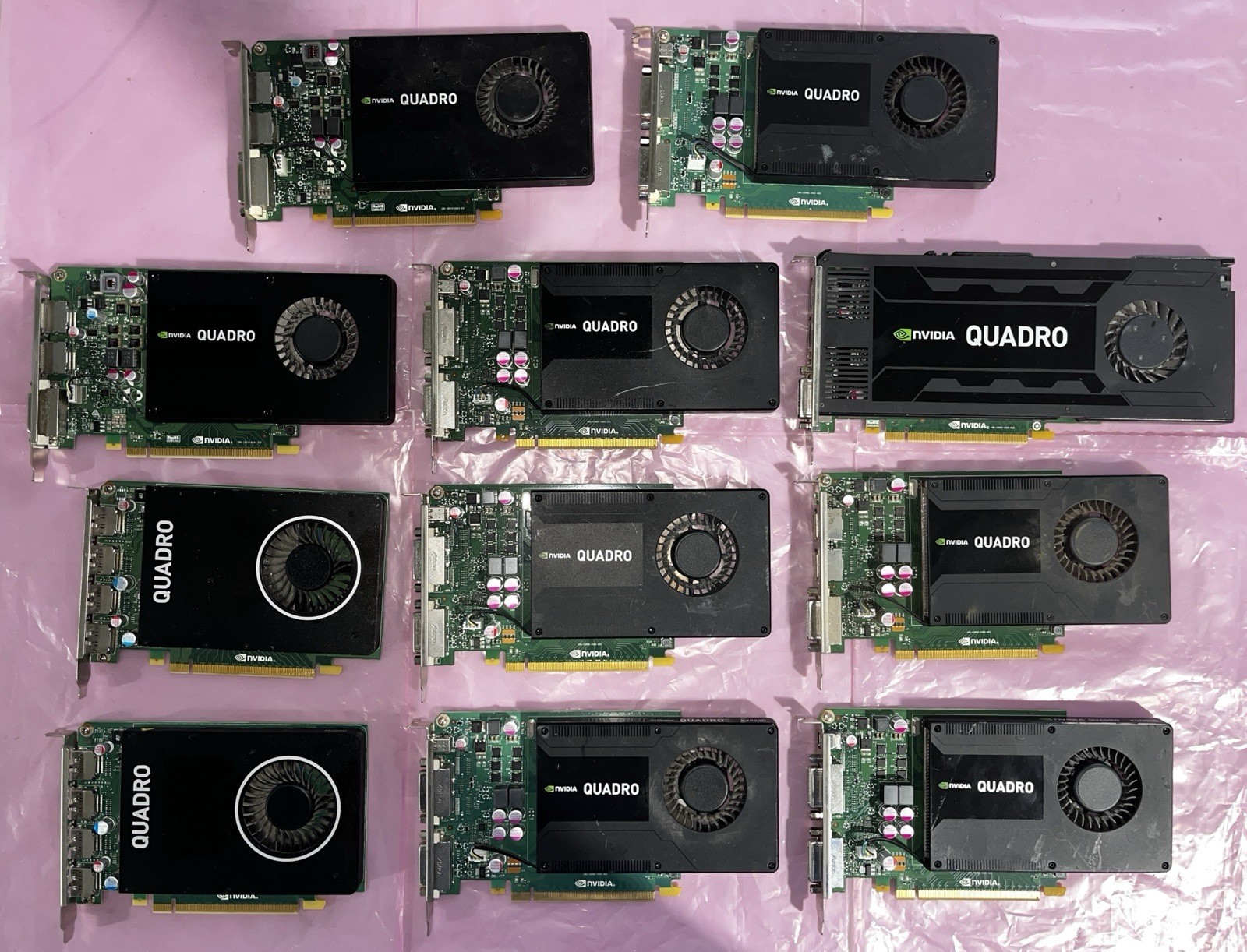 Nvidia Quadro K2000 K2000D K2200 K4200 M2000 Graphics Cards Mix Lot x11 - Tested