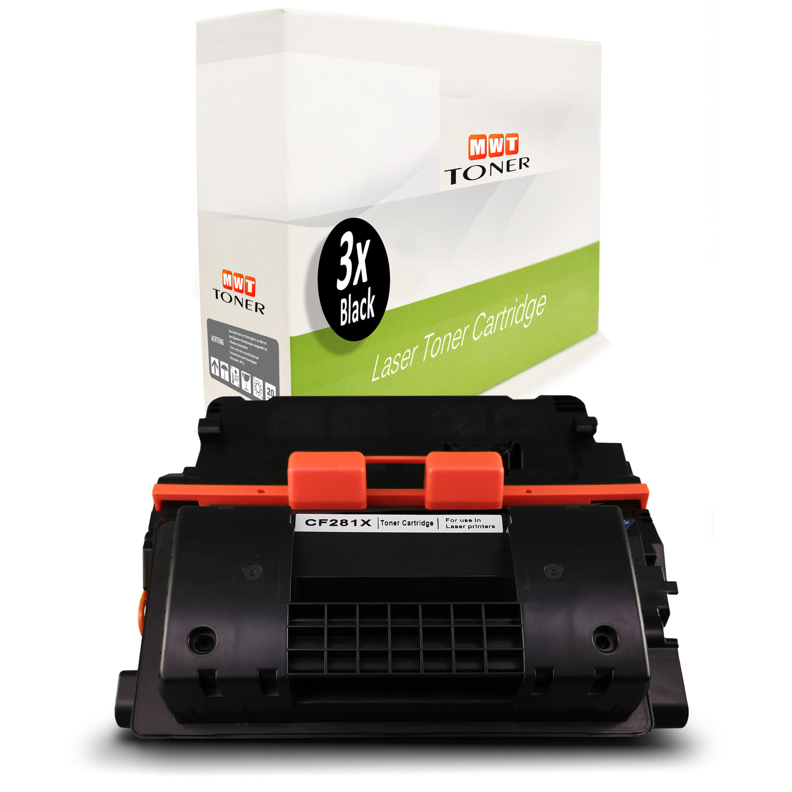 3x MWT Toner XXL Compatible With HP LaserJet Enterprise M-606-dn M-606-x Black