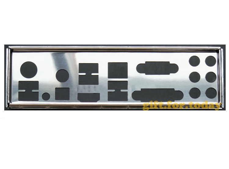 For MSI Z77A-GD55 & Z68A-GD55 (B3) Shield I/O IO Rear Backplate Motherboard