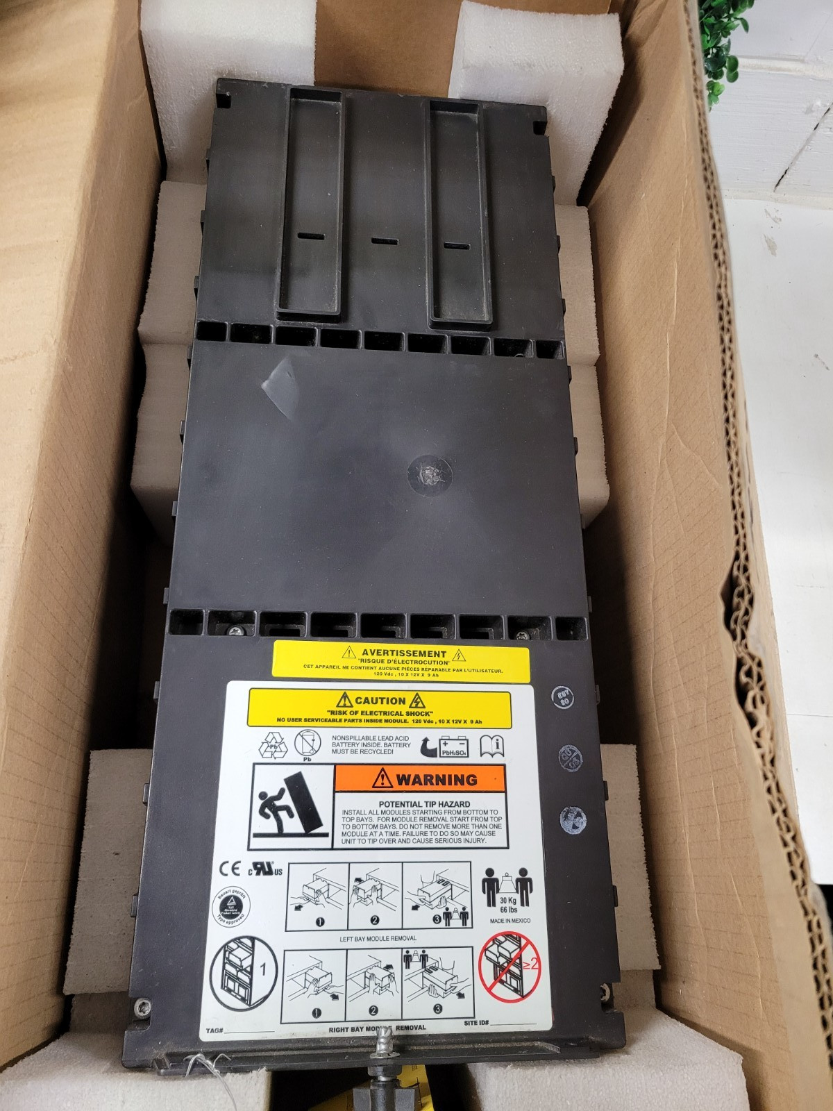 Vertiv Liebert Nfinity 200544G2 Battery Module NBATTMOD Reconditioned