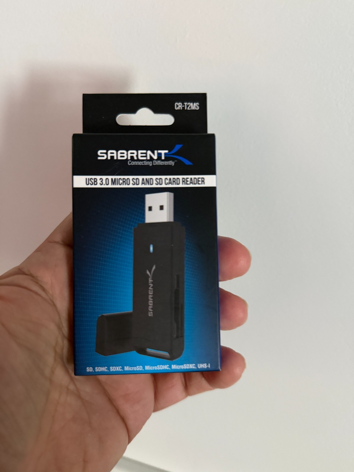 Sabrent USB 3.0 Micro SD and SD Card Reader (CR-T2MS) - Black - New Sealed