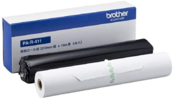 BROTHER PA-R-411  (2 rolls of 15m)  A4 width thermal roll paper for PocketJet