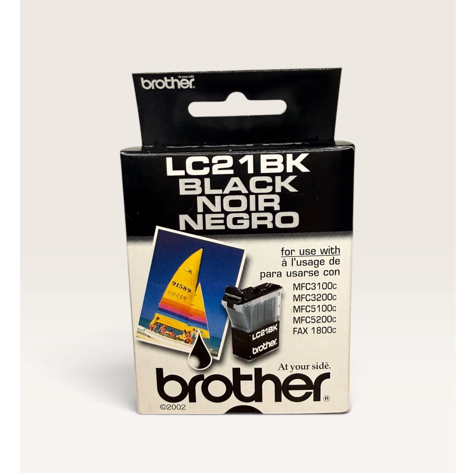 Brother Black LC21BK Printer Ink Cartridge Exp 04/2006