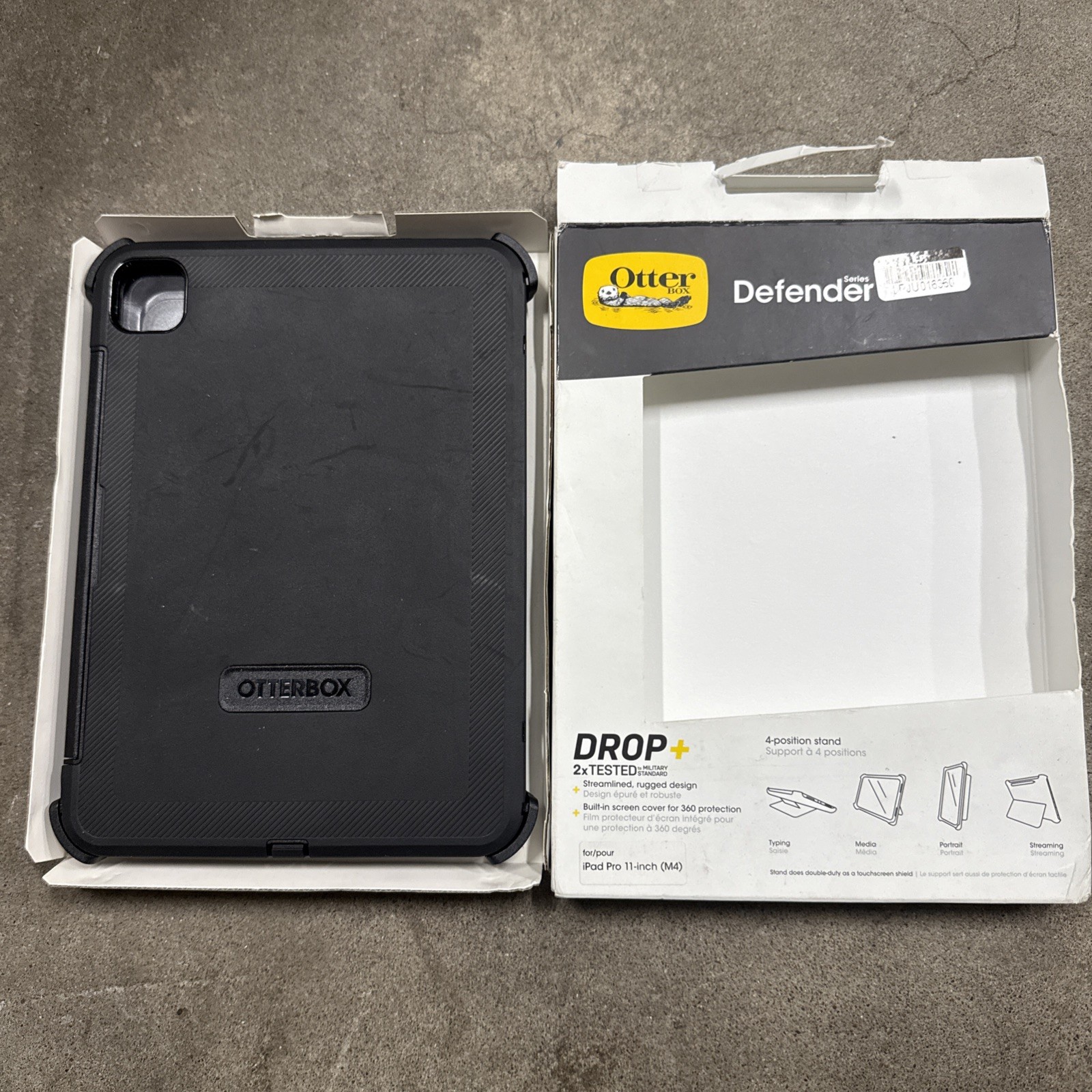 Otterbox Defender Series Case for iPad Pro 11-in (M4 M5) Black Rugged