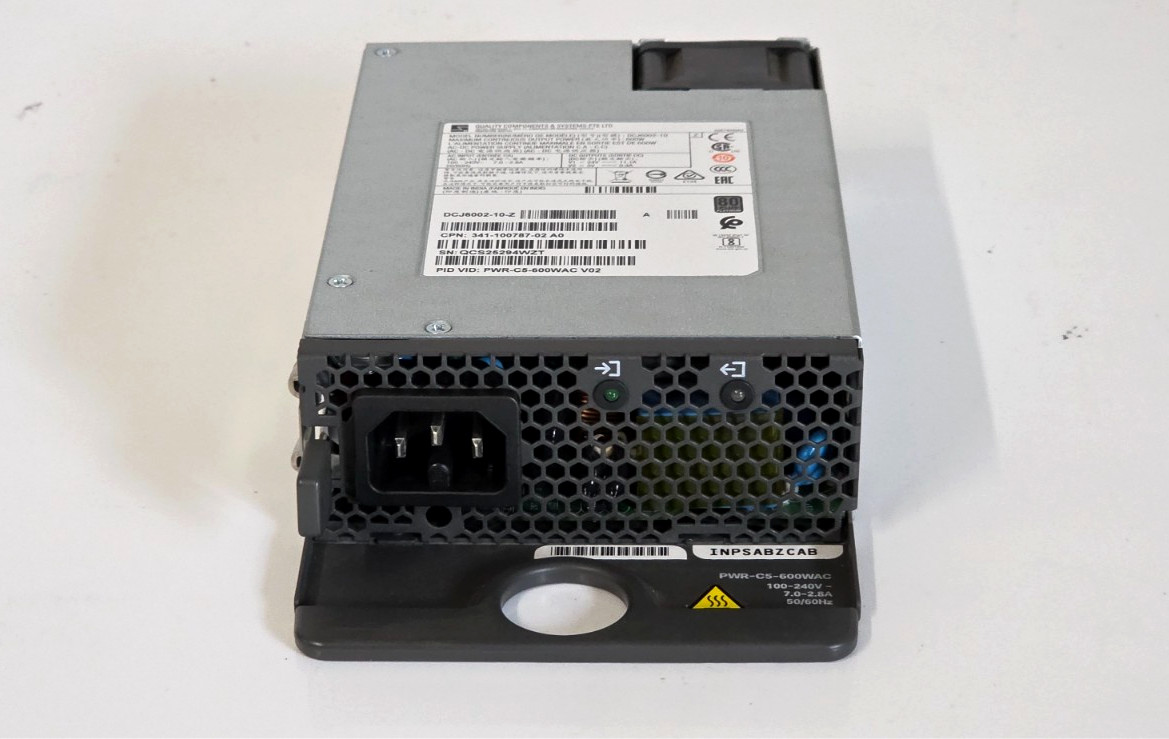 Cisco Catalyst PWR-C5-600WAC 600W AC Config 5 Power Supply