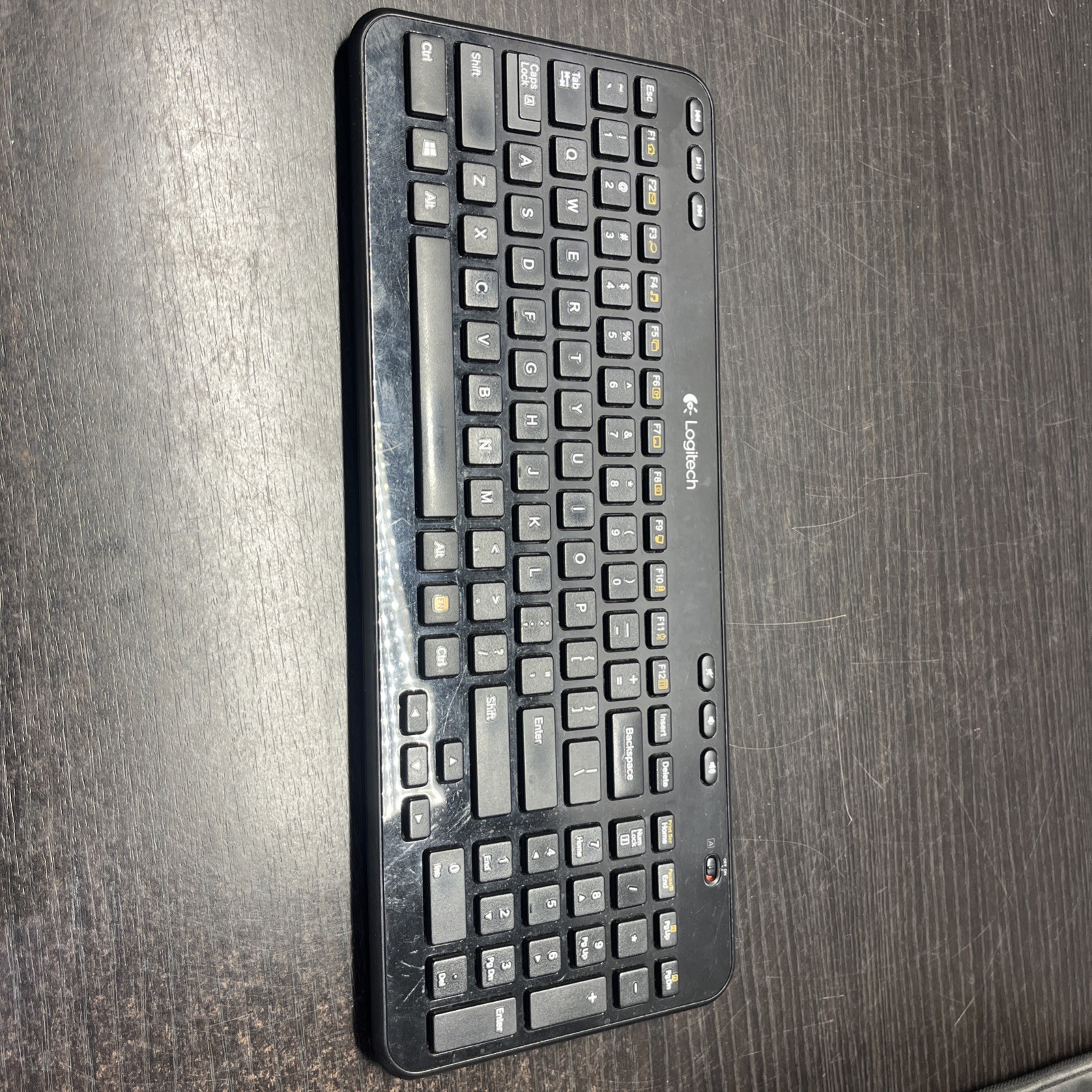 Logitech K360 Y-R0042 Wireless Black Keyboard w/ USB Receiver
