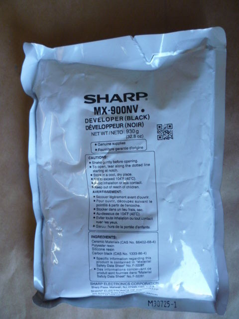 SHARP MX-900NV DEVELOPER BLACK