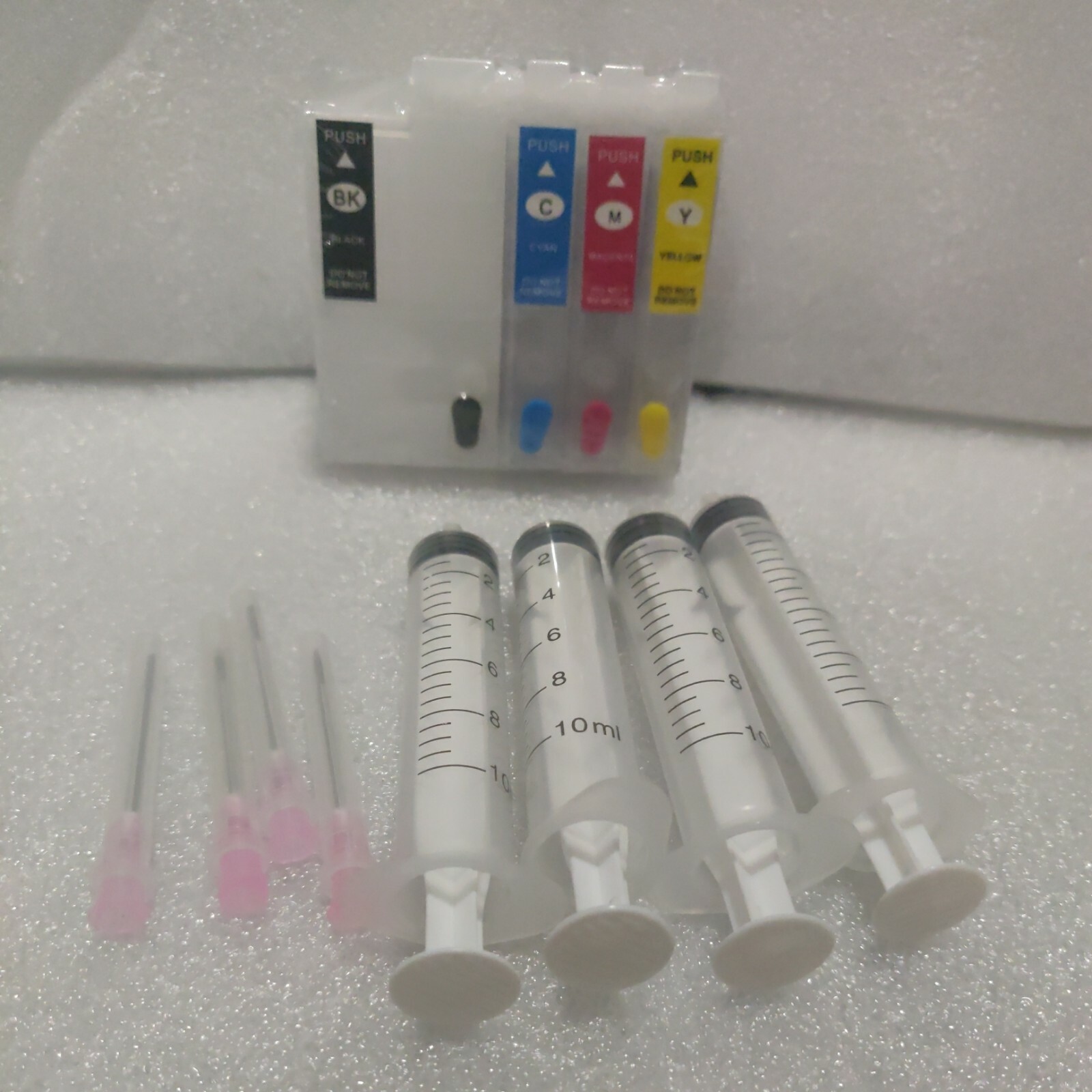Refillable Ink Cartridges #252XL For WF7110 WF-7710 WF-7720 with Syringes NonOEM