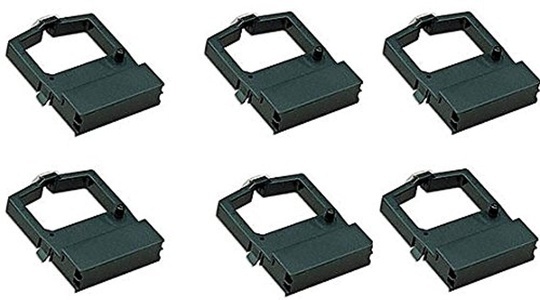 (6) Okidata Microline 186/ ML186 Compatible Ribbons 52102001 
