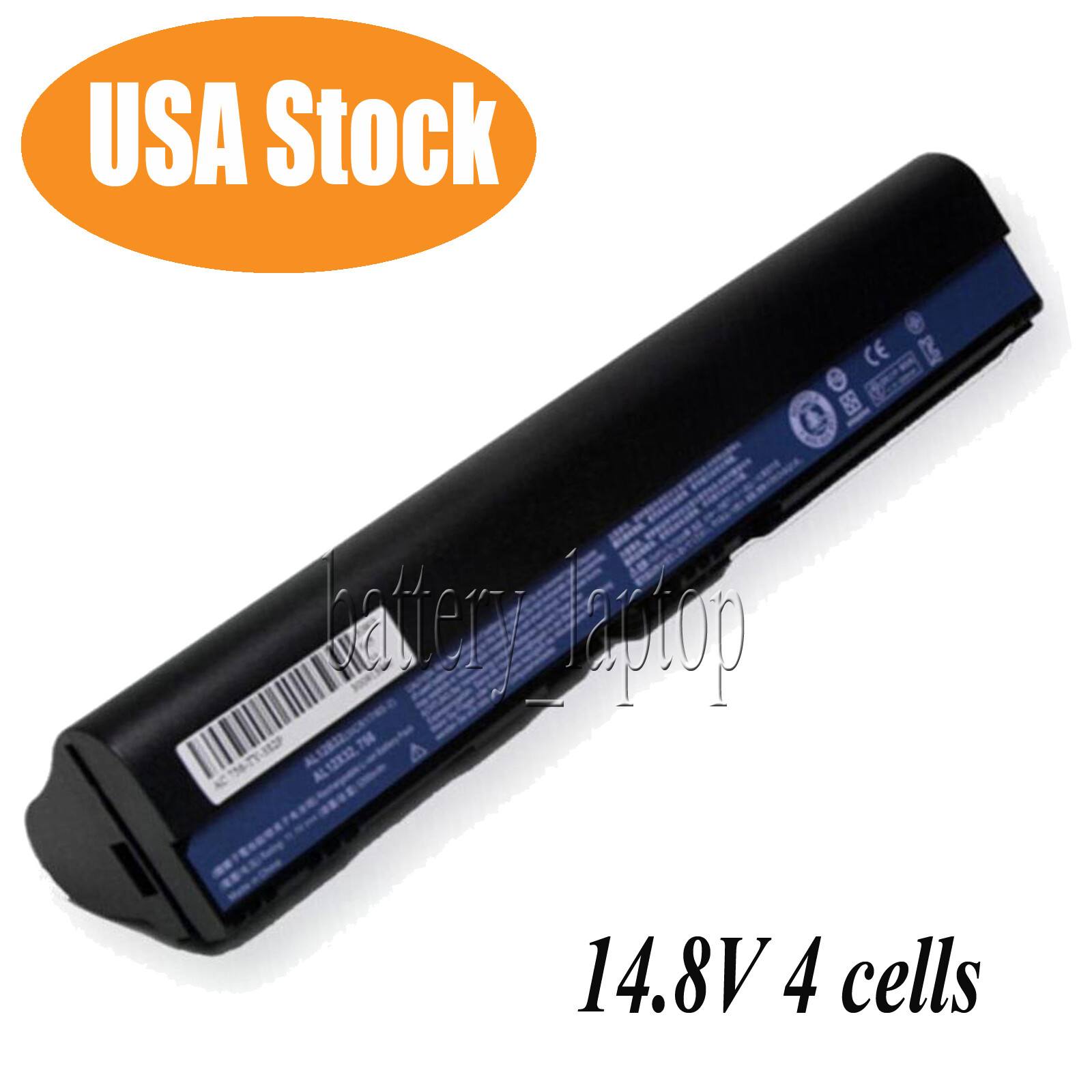 New 4 Cell AL12B32 battery-L For Acer aspire one 725-0687 Series [14.8V 2200mAh]
