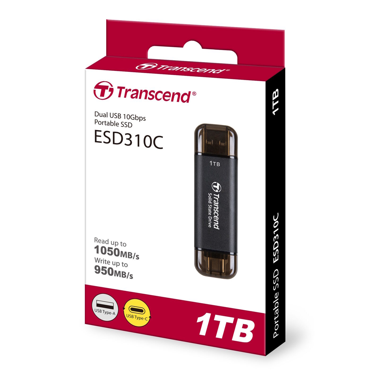 *BRAND NEW* 1TB Transcend ESD310C Dual USB Portable SSD (USB Type-A and Type-C)