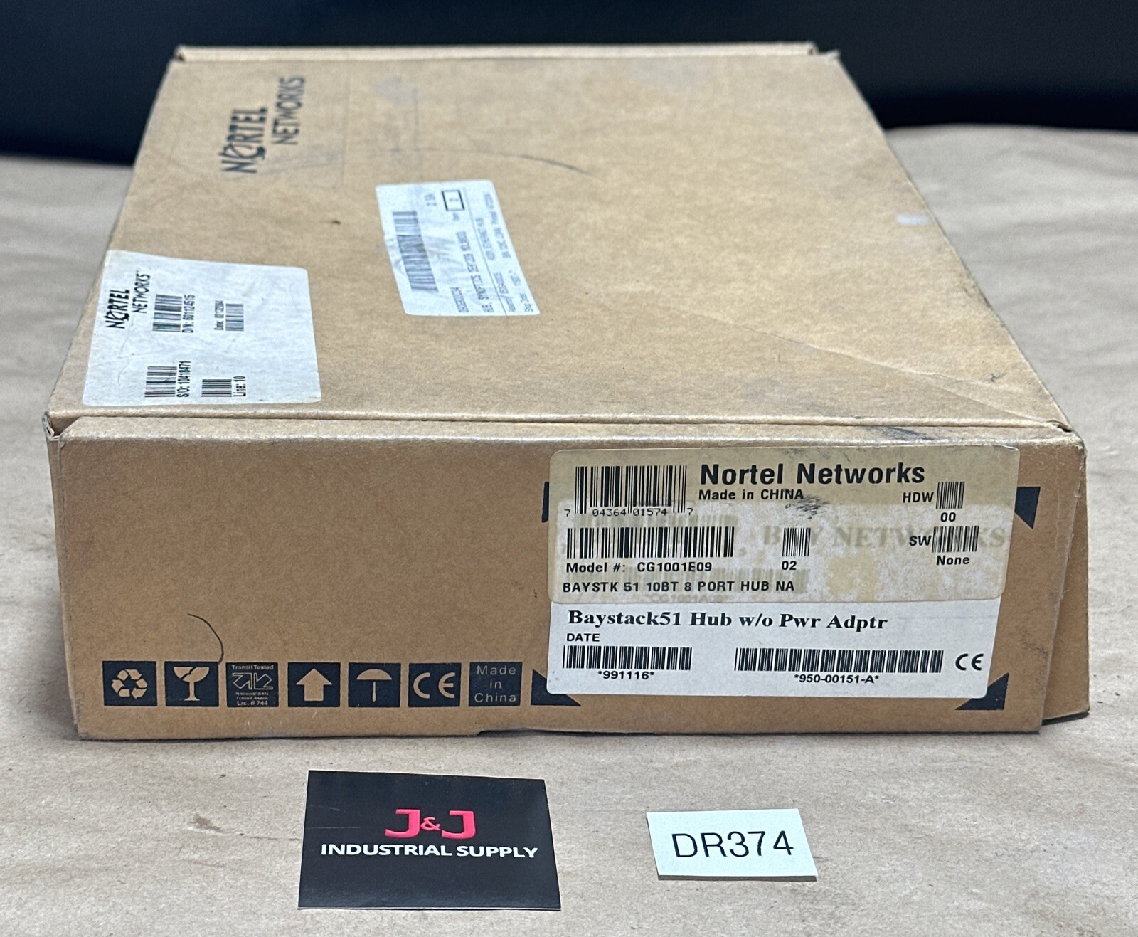 NEW OPEN BOX- Nortel Networks / Baystack51 10BT 8-Port Hub || FAST SHIPPED 🇺🇸