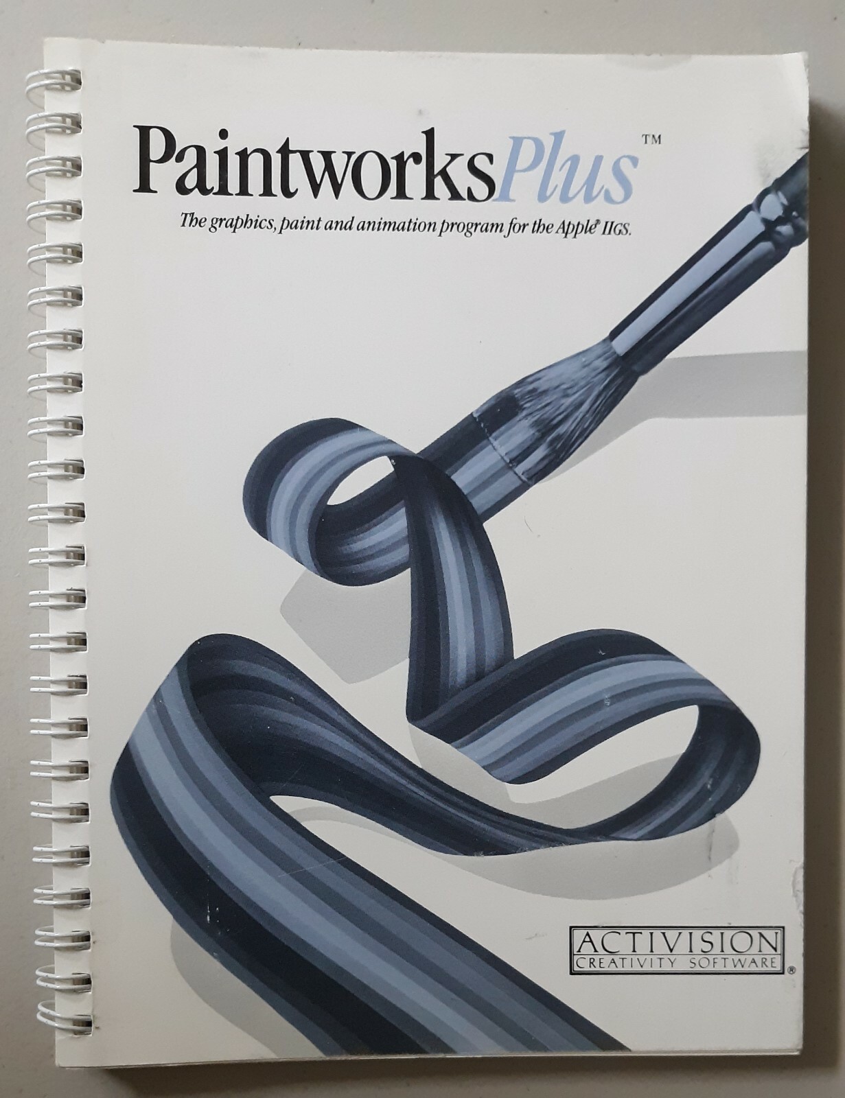 MANUAL Paintworks Plus Gaphics,Paint,Animation by Activision, Apple IIgs 1986 ii