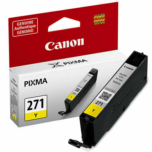 2x LOT Canon CLI-271 Yellow Compatible to TS5020,TS6020,TS8020,TS9020 Printers