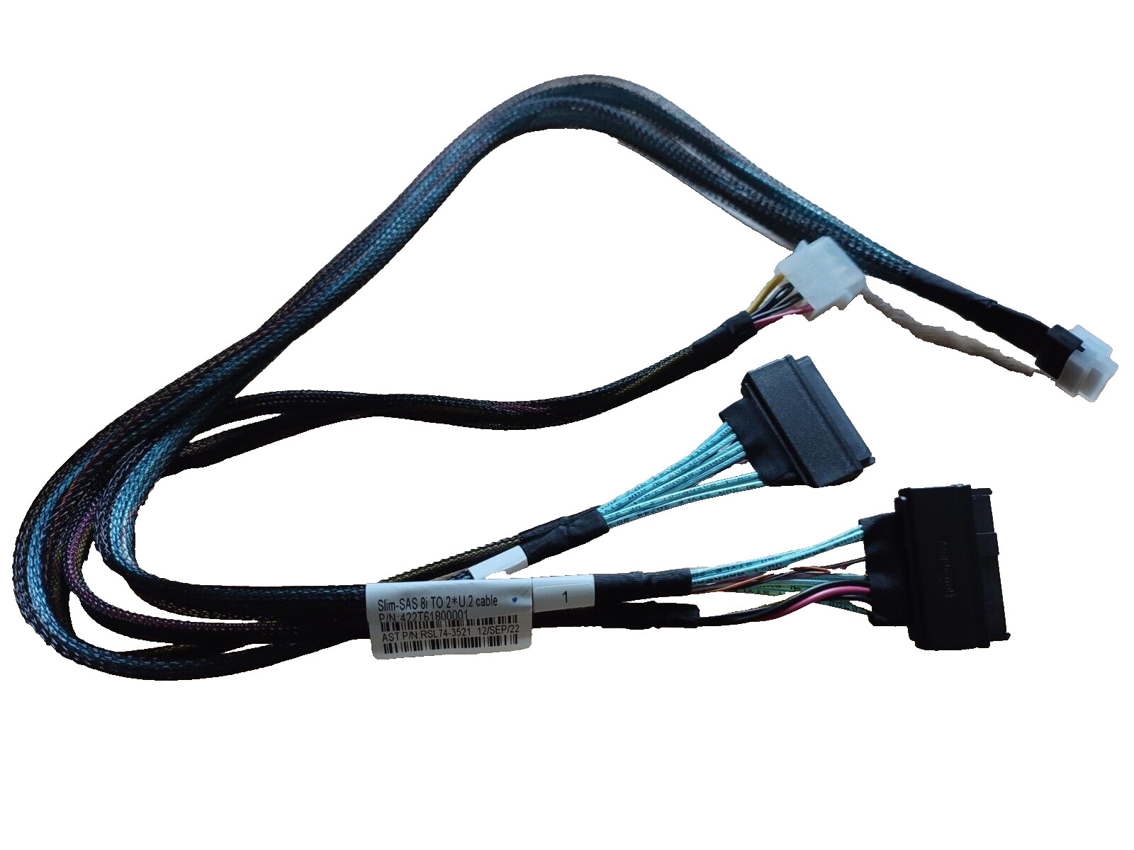 Slim-SAS 8i TO 2*U2 cable