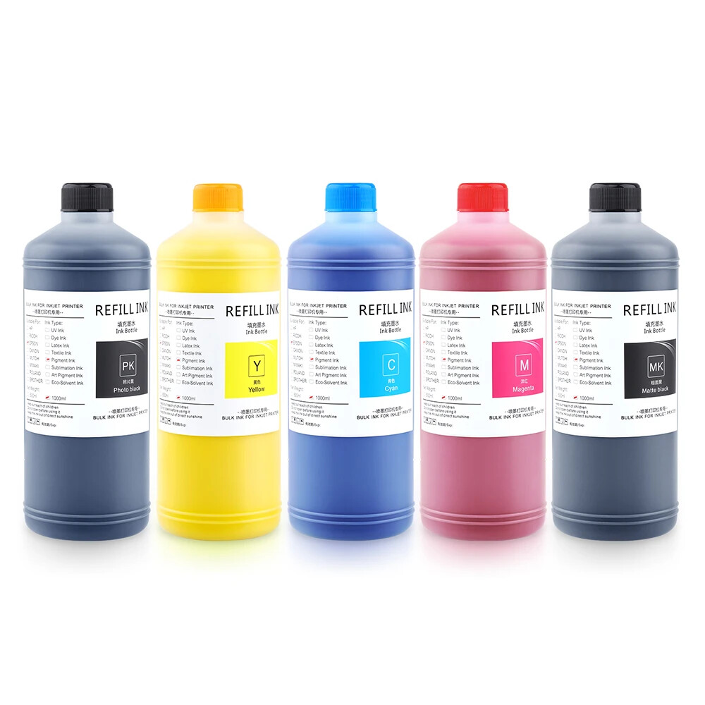 5*1000ML Sublimation Dye Ink For Epson 7800 9800 9900 T3270 T5200 T7070