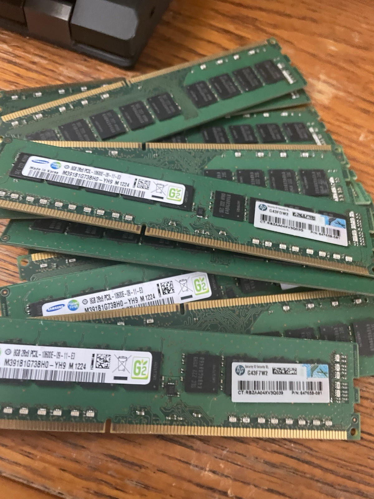 48 Gb Samsung/Micron 8GB 2RX8 PC3L-10600e 6x Modules