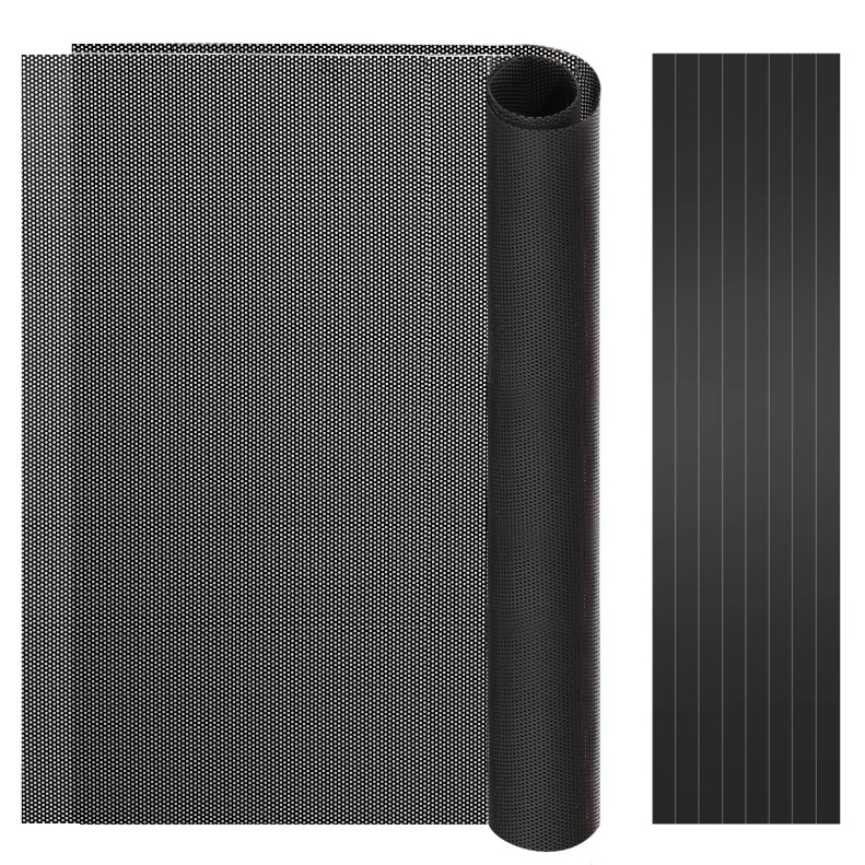 MoKo 400x300mm DIY PC Case Dust Mesh Fan Filter, 1mm Hole, 2 PCS, Black