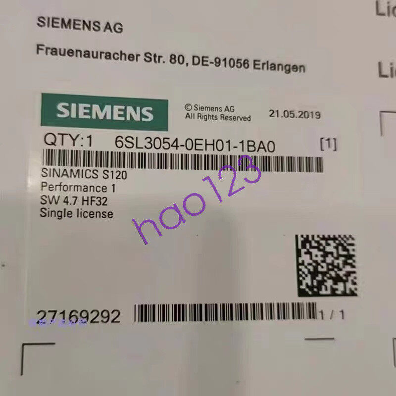 6SL3054-0EH01-1BA0 SIEMENS CF Card UPS/FedEx NEW
