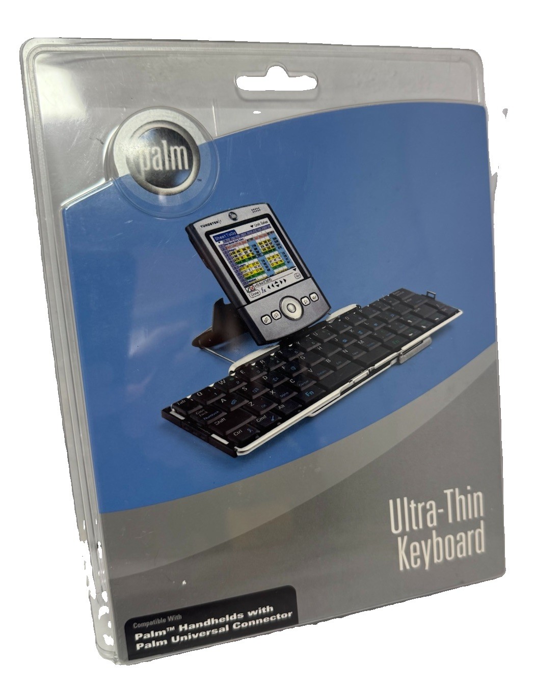 Palm Ultra-Thin Folding Keyboard Universal Connector Handheld PDA New Open Box