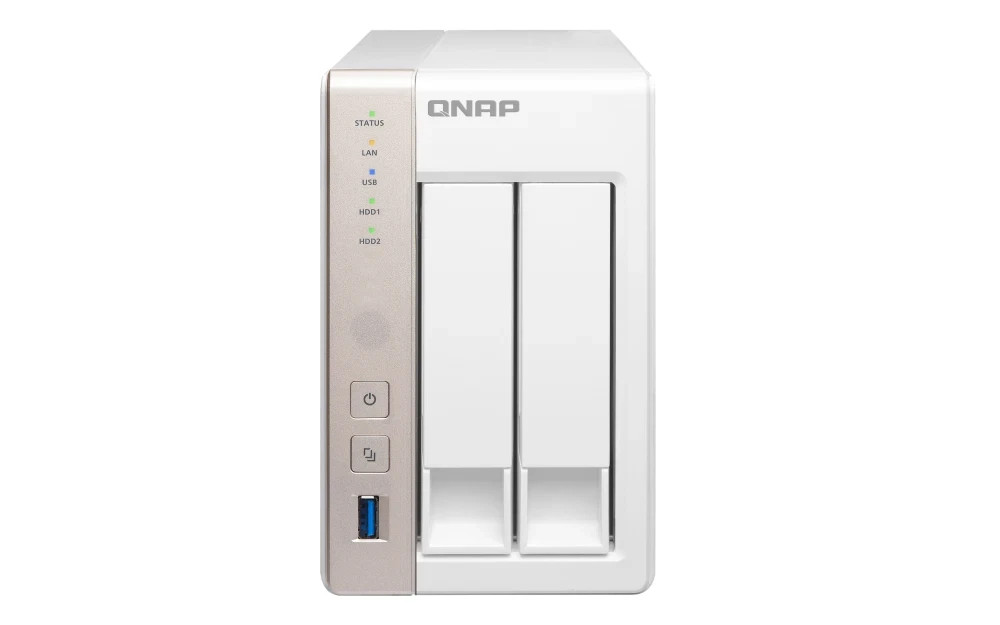 QNAP TS-251 2-Bay Personal Cloud NAS, Intel 2.41GHz Dual Core CPU with Media New