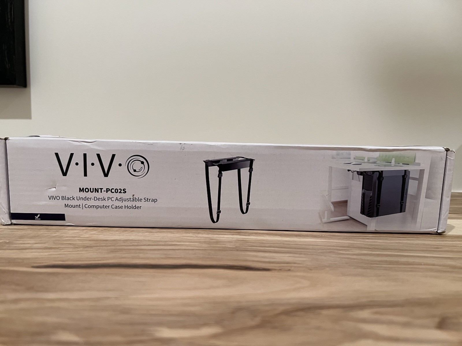 VIVO MOUNT-PC02S Under-Desk PC Adjustable Strap Mount