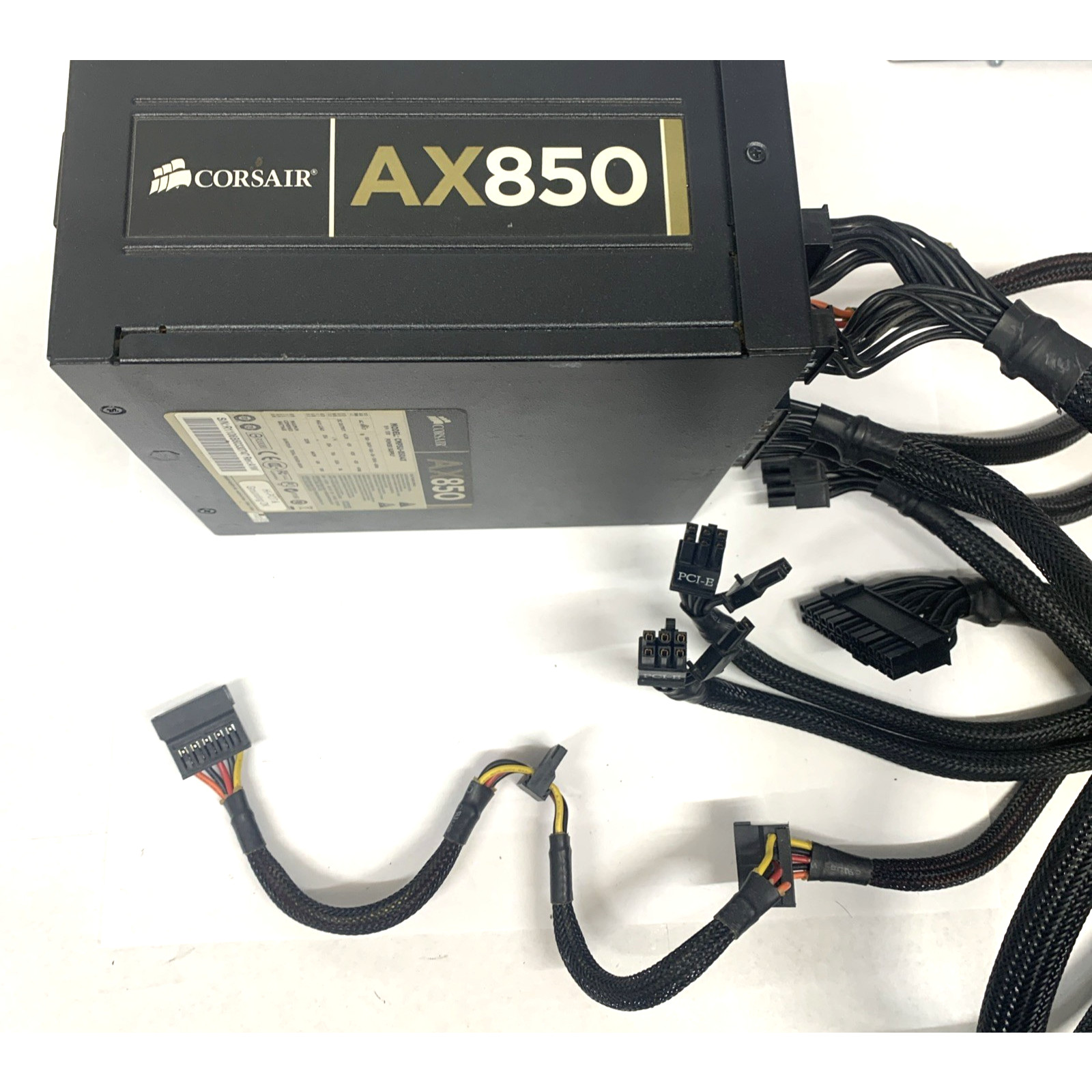 Corsair AX850 850W Power Supply 80 Plus Gold Modular PSU CMPSU-850AX Tested
