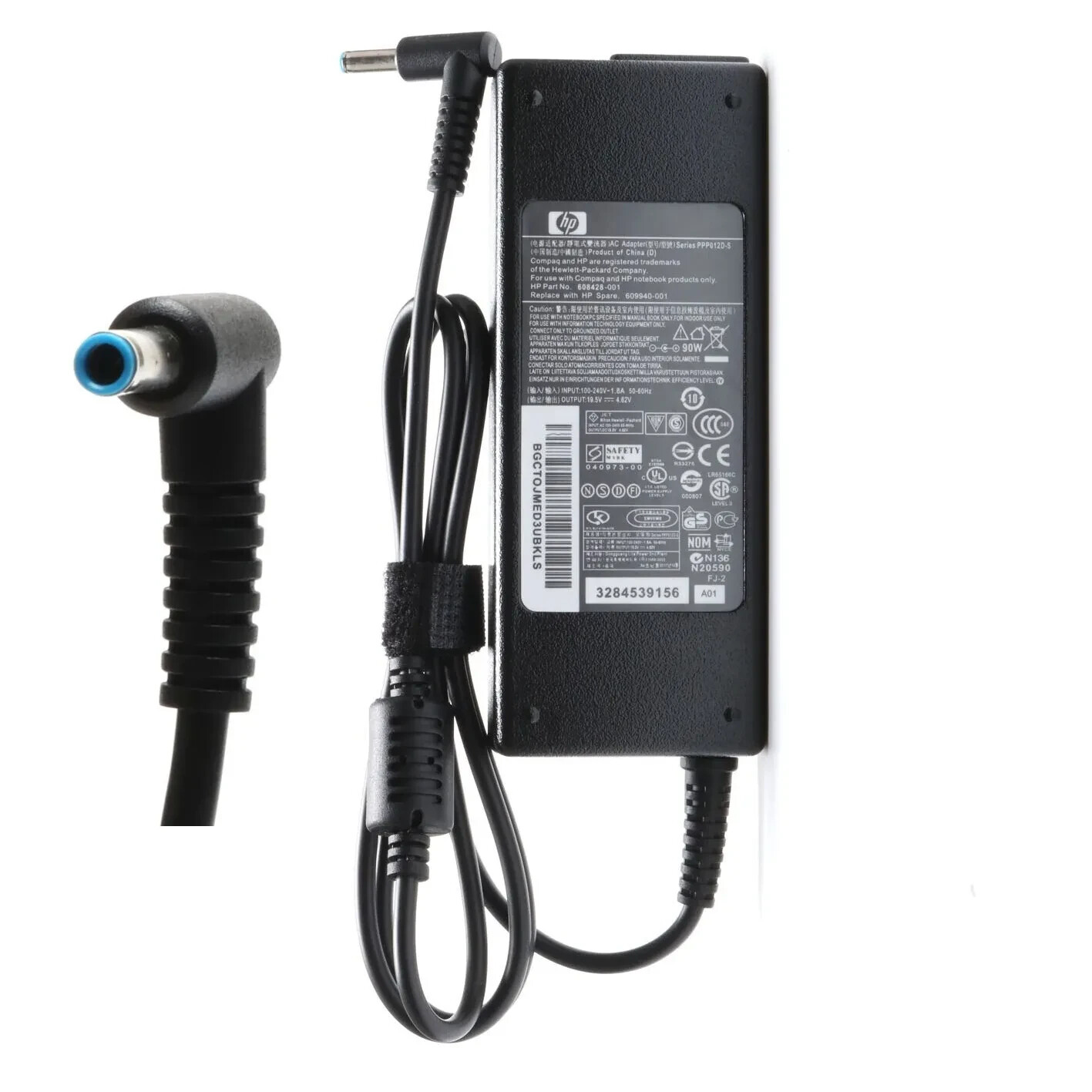 Genuine 90W blue tip Charger ForHP Pavilion EliteBook X360 710413-001 753560-001