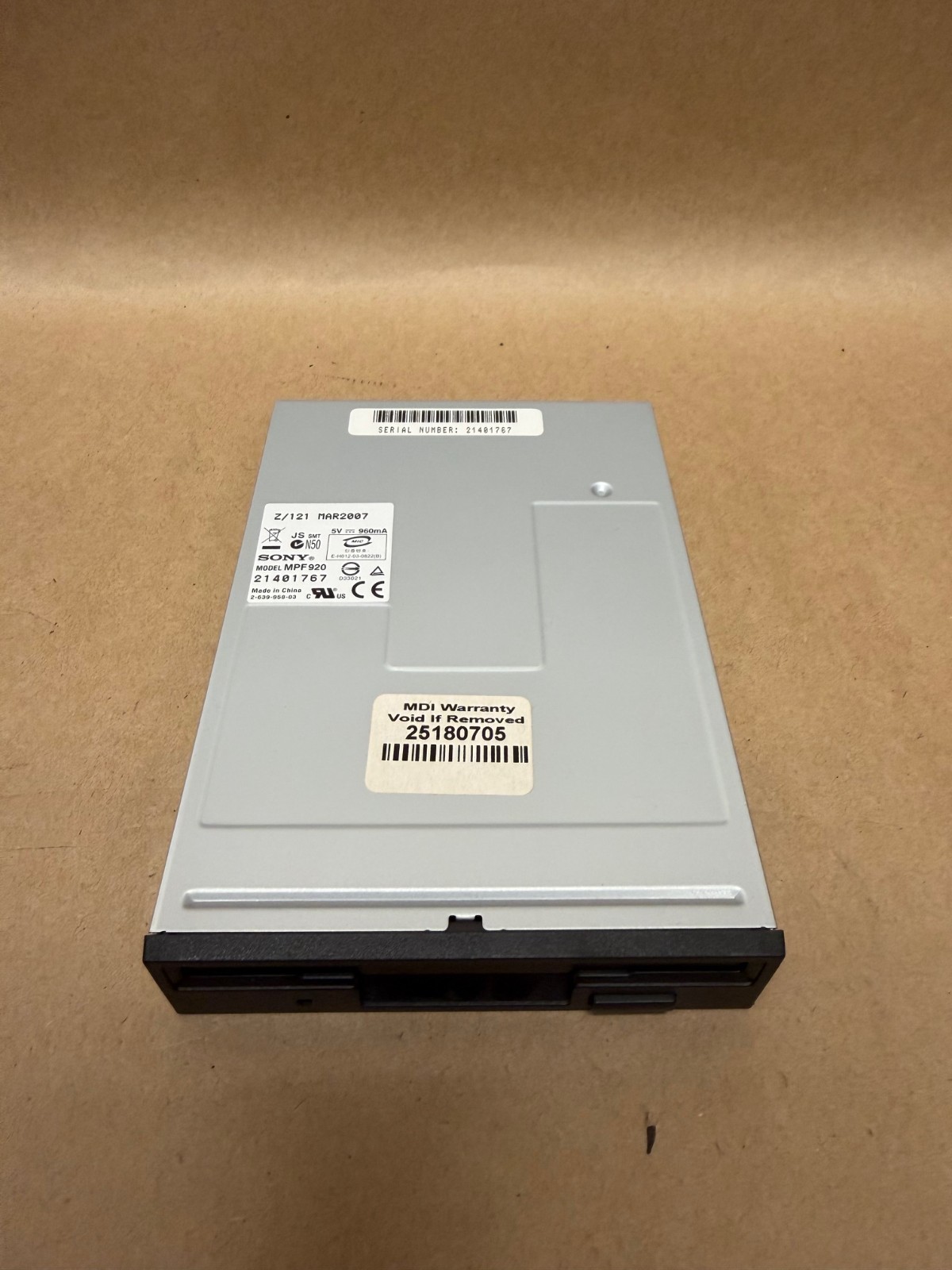 Sony MPF920 Floppy Drive
