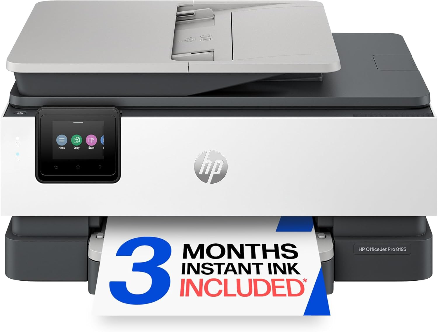 HP Officejet Pro 8125 Wireless All-In-One Color Inkjet Printer, Print, Scan, Cop