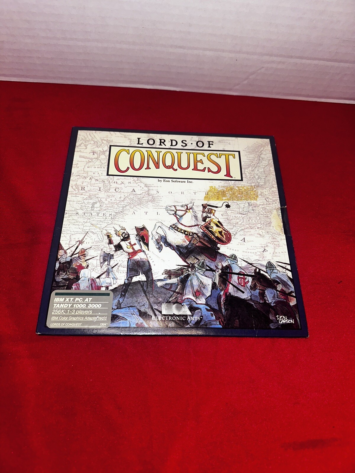 Lords of Conquest - IBM XT, PC, Tandy - Vintage 5.25” Disc Untested