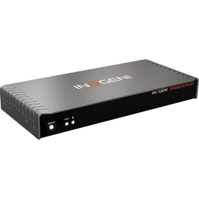 Inogeni TOGGLE DOCK 2X1 2 Host Toggle Dock 2x1 KVM Switch Black