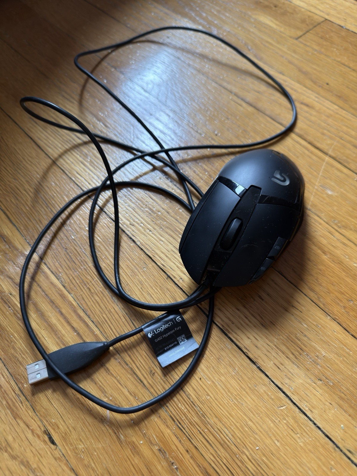 Logitech G402 Daedalus Prime MOBA Wired Gaming Computer Mouse WORKING