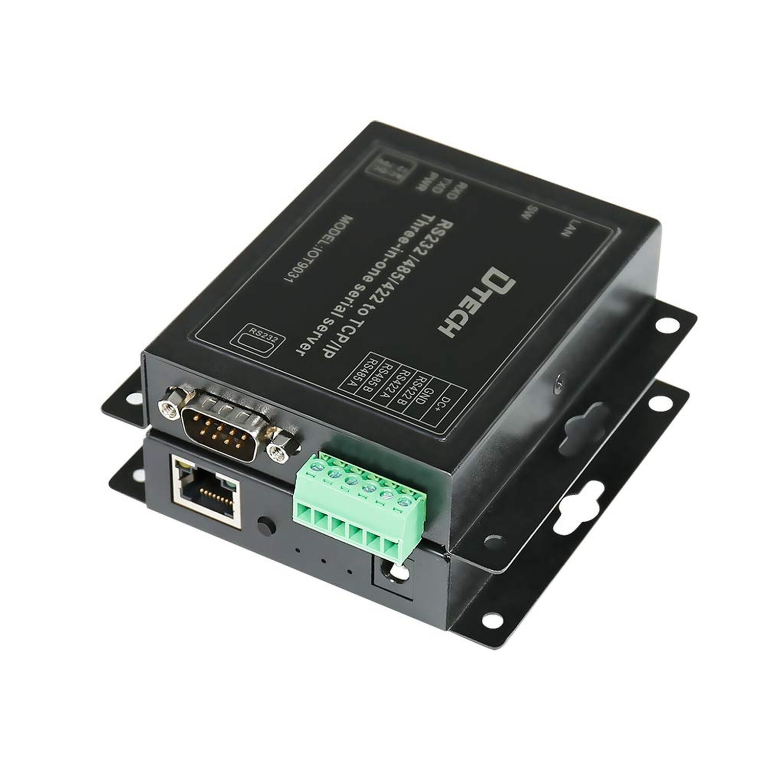 DTECH Serial to Ethernet Converter Adapter RS232 RS422 RS485 to TCP IP Device...