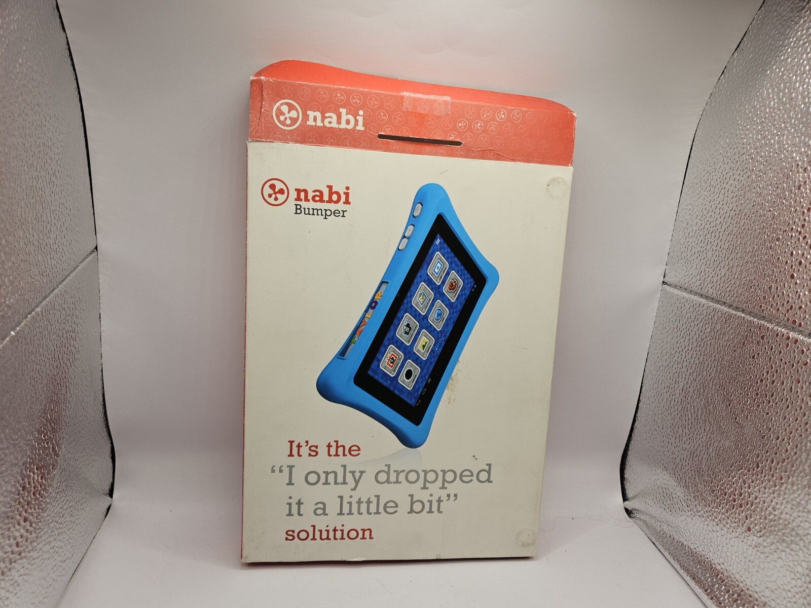 Nabi 2 Bumper with Customizable Name Plate by Fuhu, Inc (Blue) New Open Box 