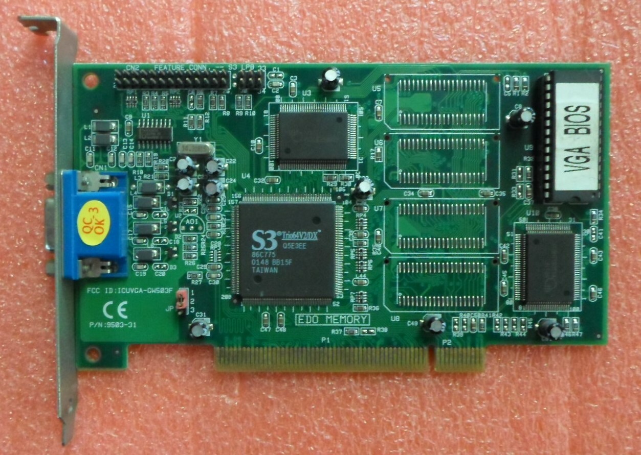 CARDEX PERT 9503-31 VGA BIOS VIDEO CARD