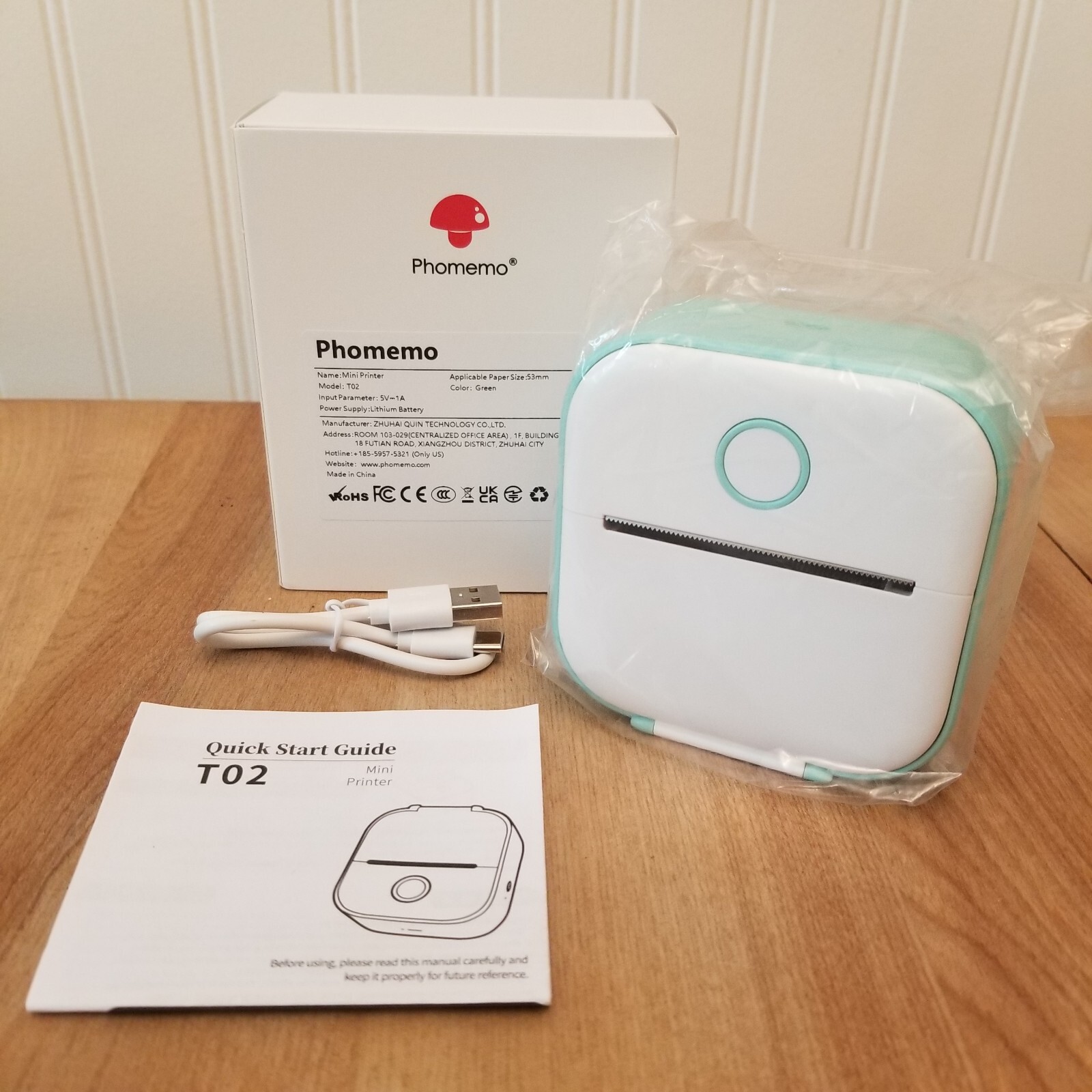 Phomemo Mini Printer Green NIB