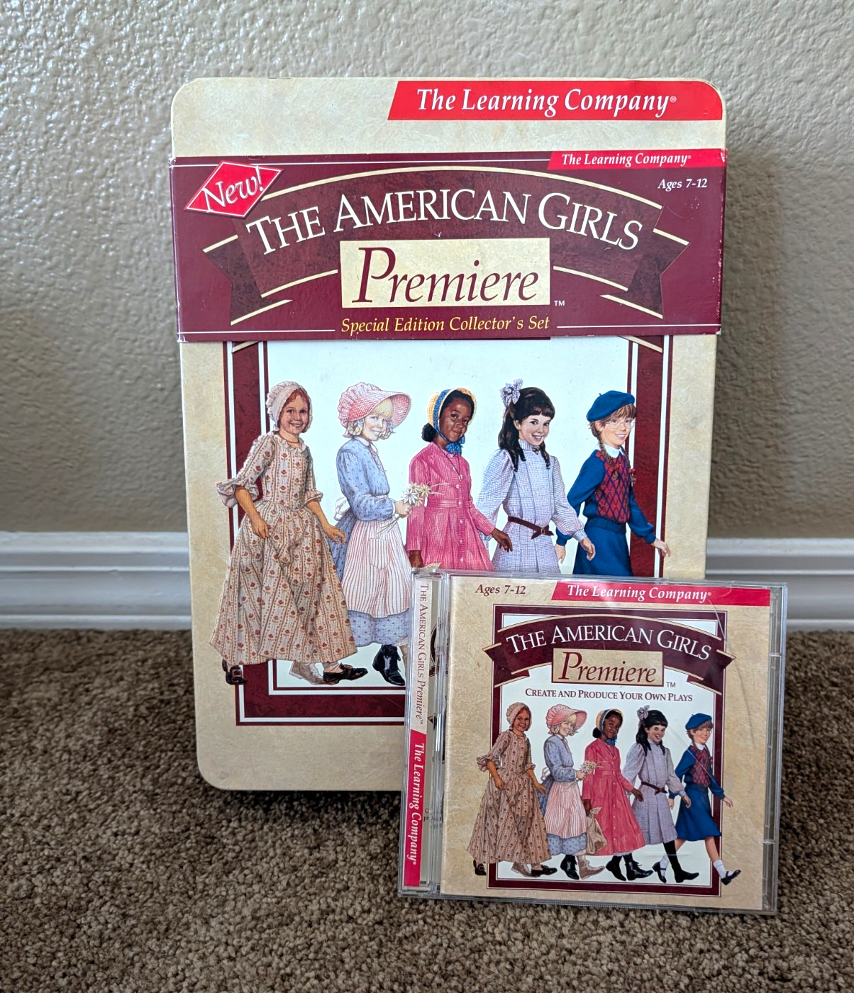 The Learning Company American Girls Premiere CD-ROM Special Edition 2-Disc Tin