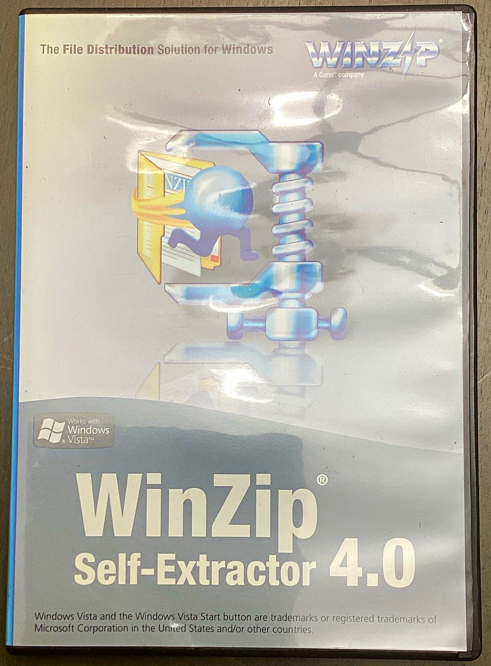 WinZip Self-Extractor 4.0 CD Windows Vista  Standard Registration Code Included