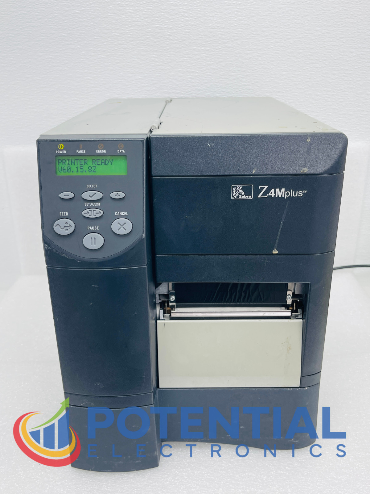 USED - Zebra Z4M Plus Thermal Label Barcode Printer w/ 