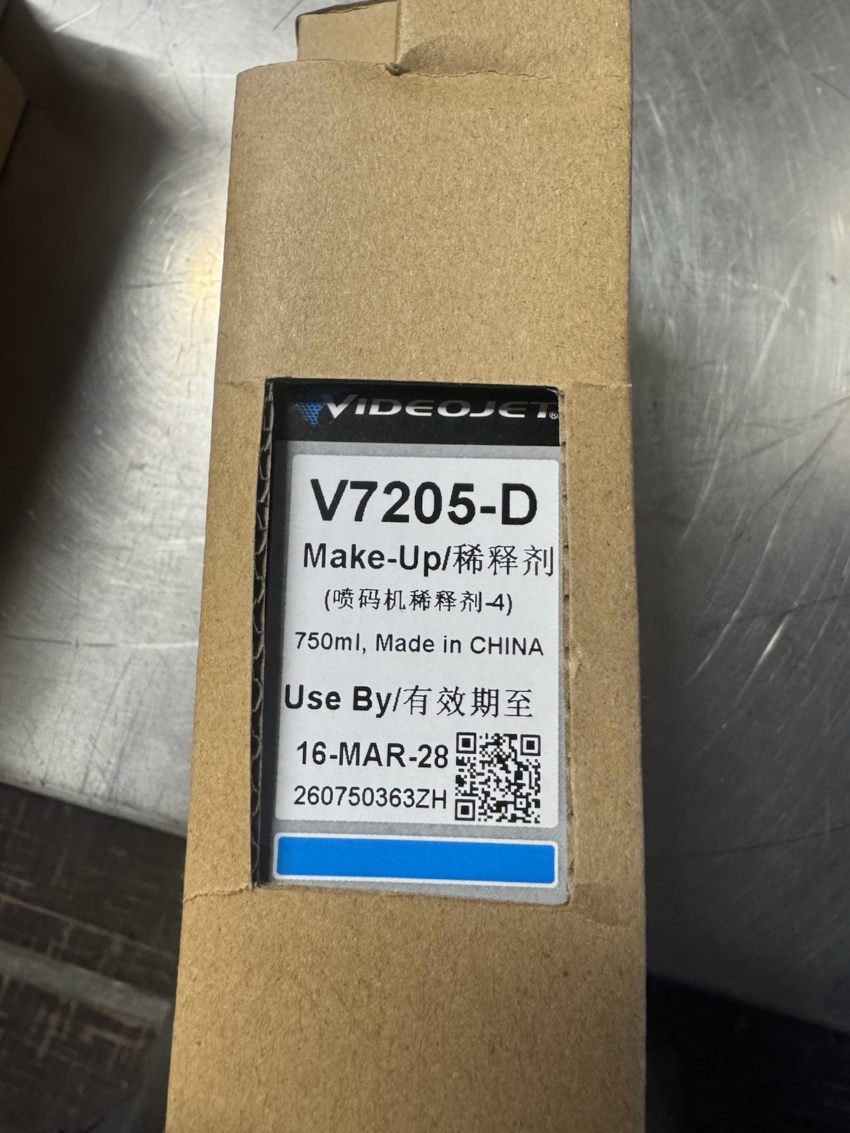 VideoJet V4210-D Black Ink Cartridge for CIJ Printer Exp 2028