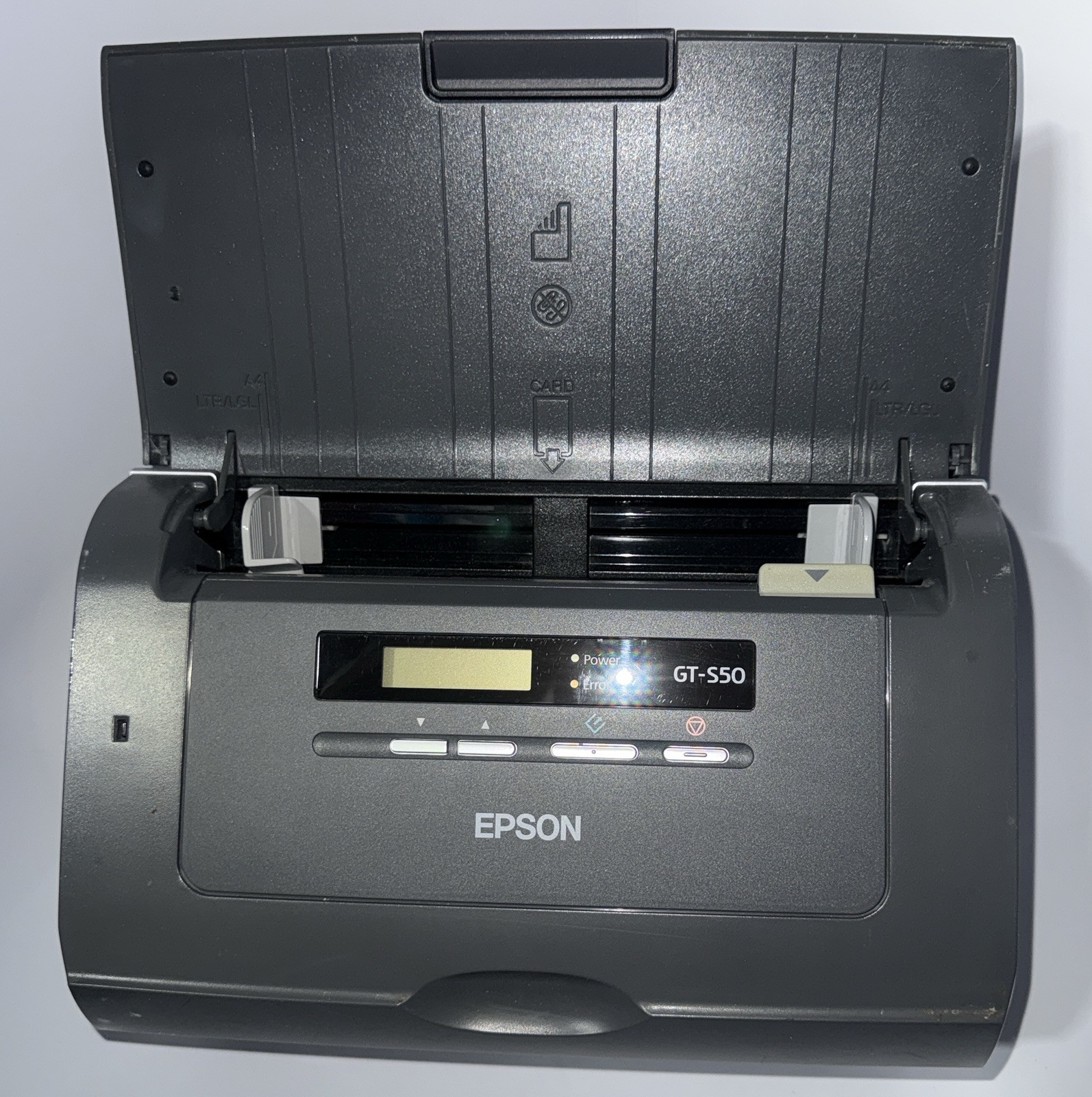 Epson WorkForce GT-S50 High Speed Duplex Scanner Bulk Scanning NO COVER NO AC