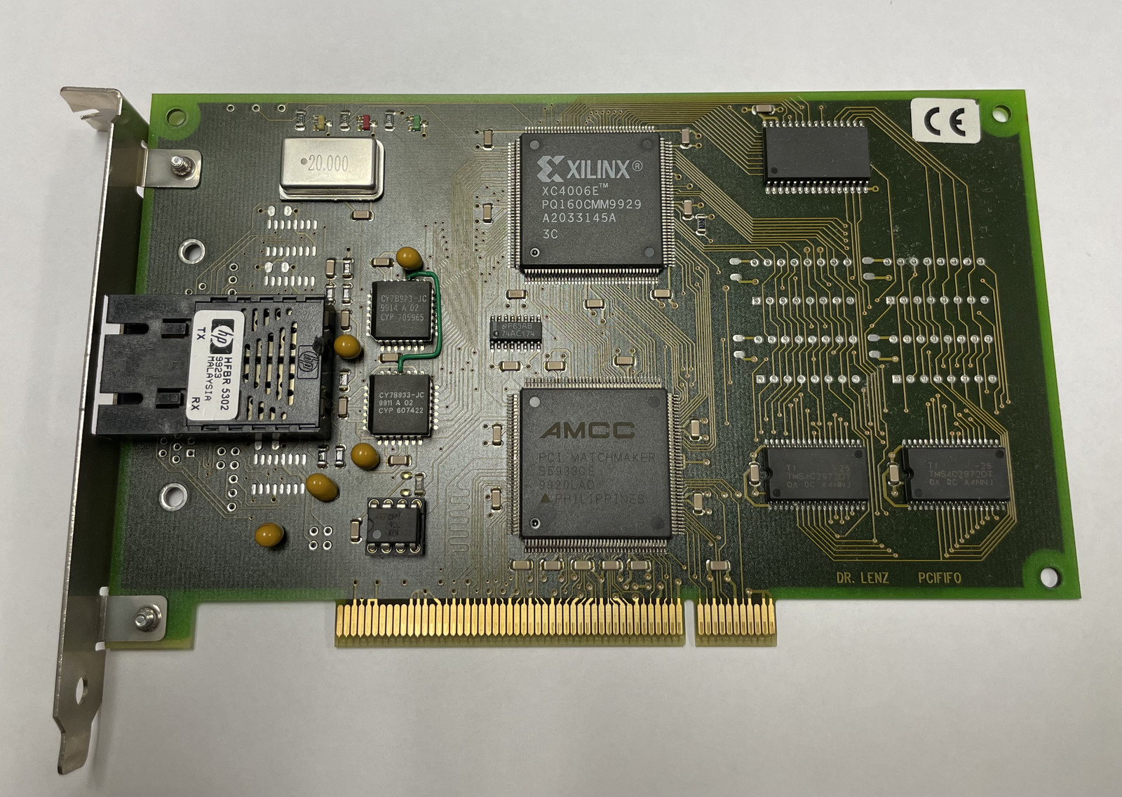 HFBR5302 AxioCam Interface Rev.B PCI 5V Card