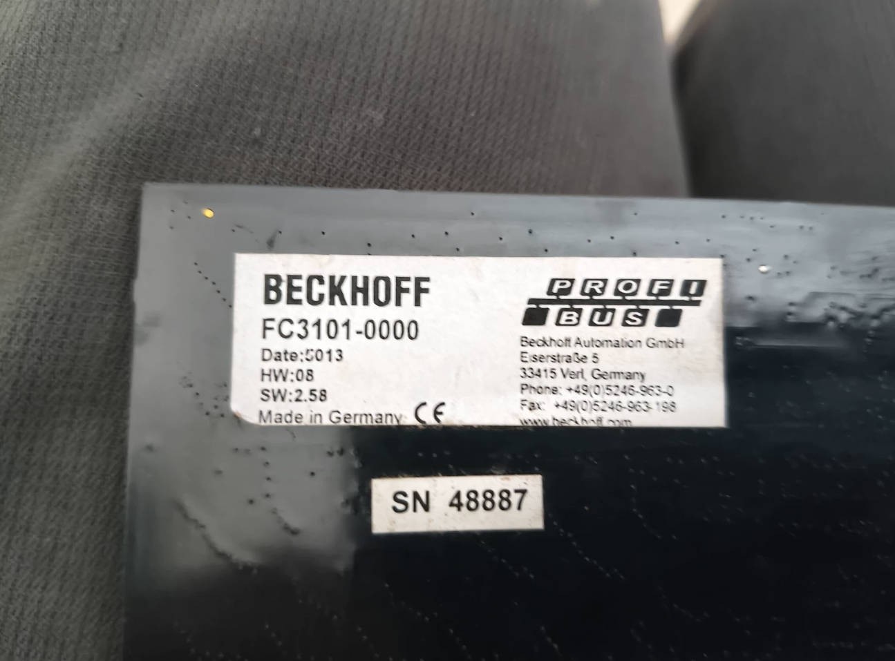 1PCS USED FC3101-0000 Fast Shipping By FedEx or DHL