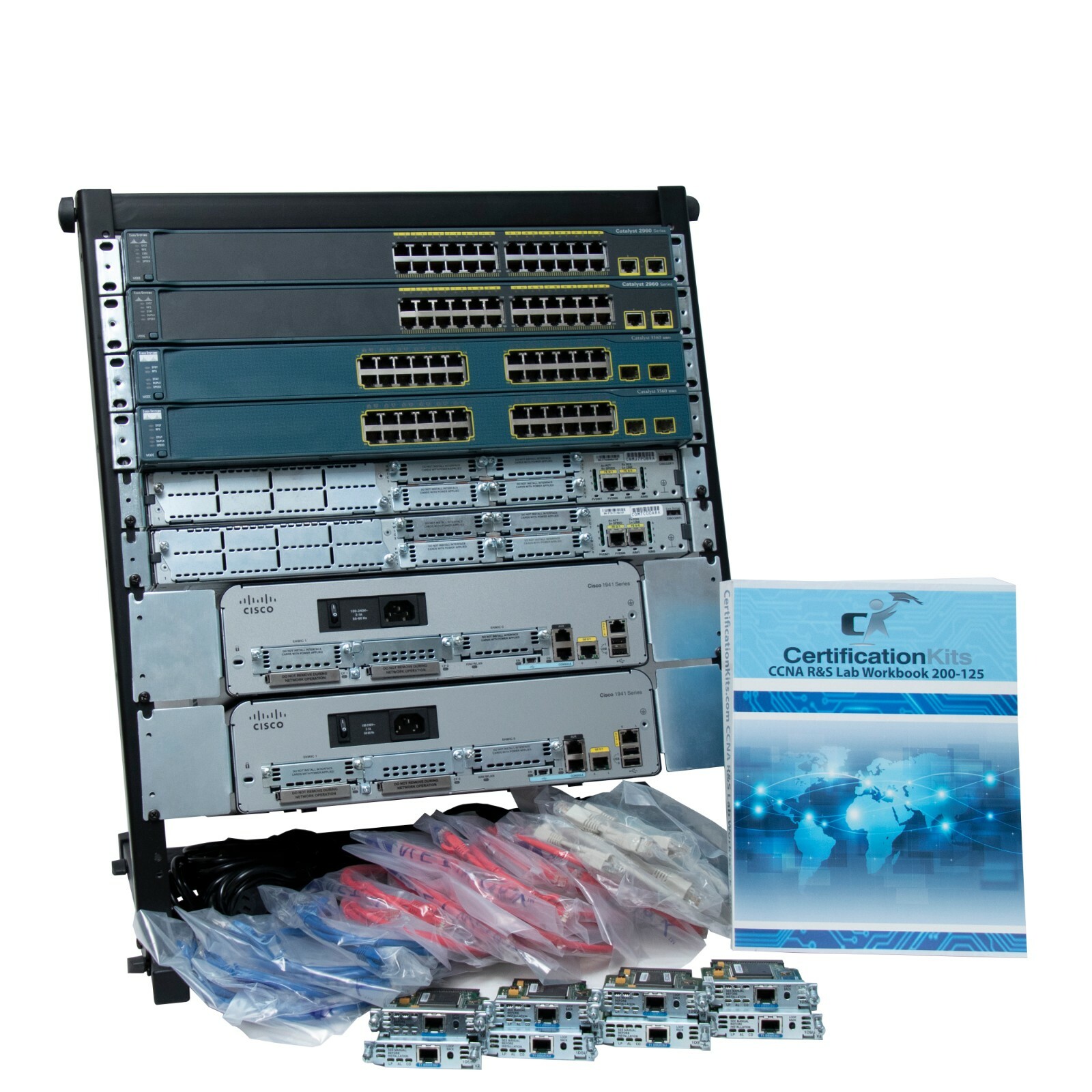 Cisco Premium Plus 1941/2811 Router & Switch CCNP Lab Kit IOS15 *Rack 1 Yr Wty