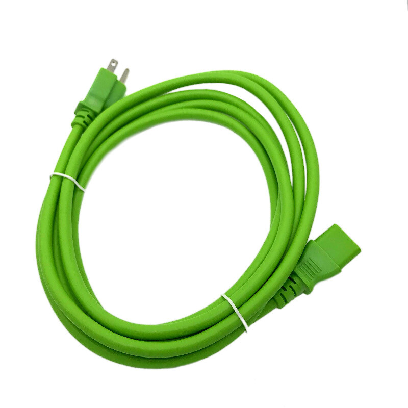 10' Green AC Cable for ROCKVILLE RPG2X15 POWERED SPEAKERS