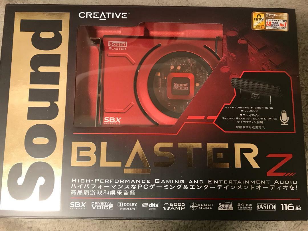CREATIVE HI-RES COMPATIBLE SOUND CARD PCIe SOUND BLASTER Z PLAY REDIRECT CO NEW