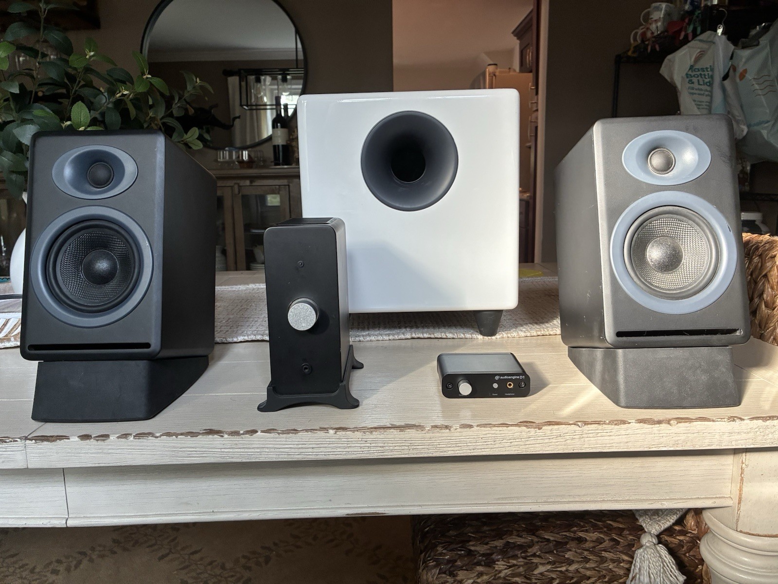 Audioengine Desktop Speaker System And Subwoofer