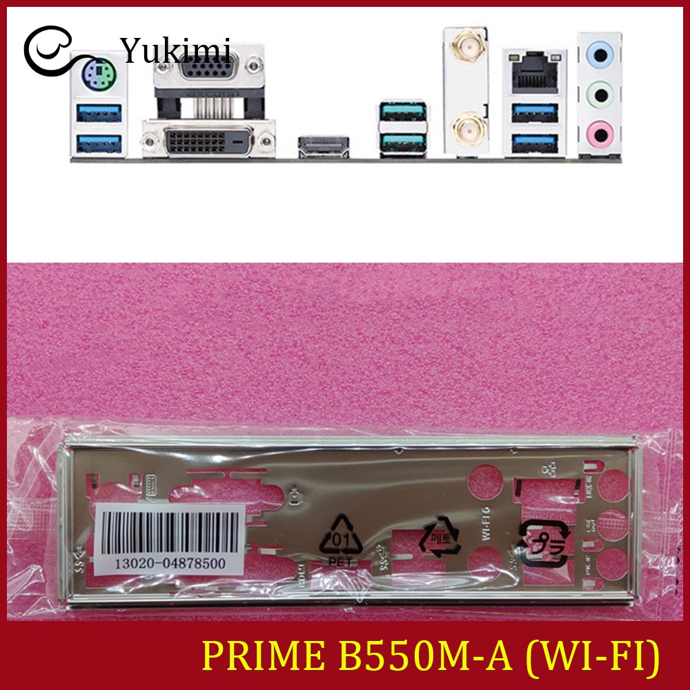 NEW FOR ASUS PRIME B550M-A (WI-FI) Ｍotherboard I/O Shield Backplate